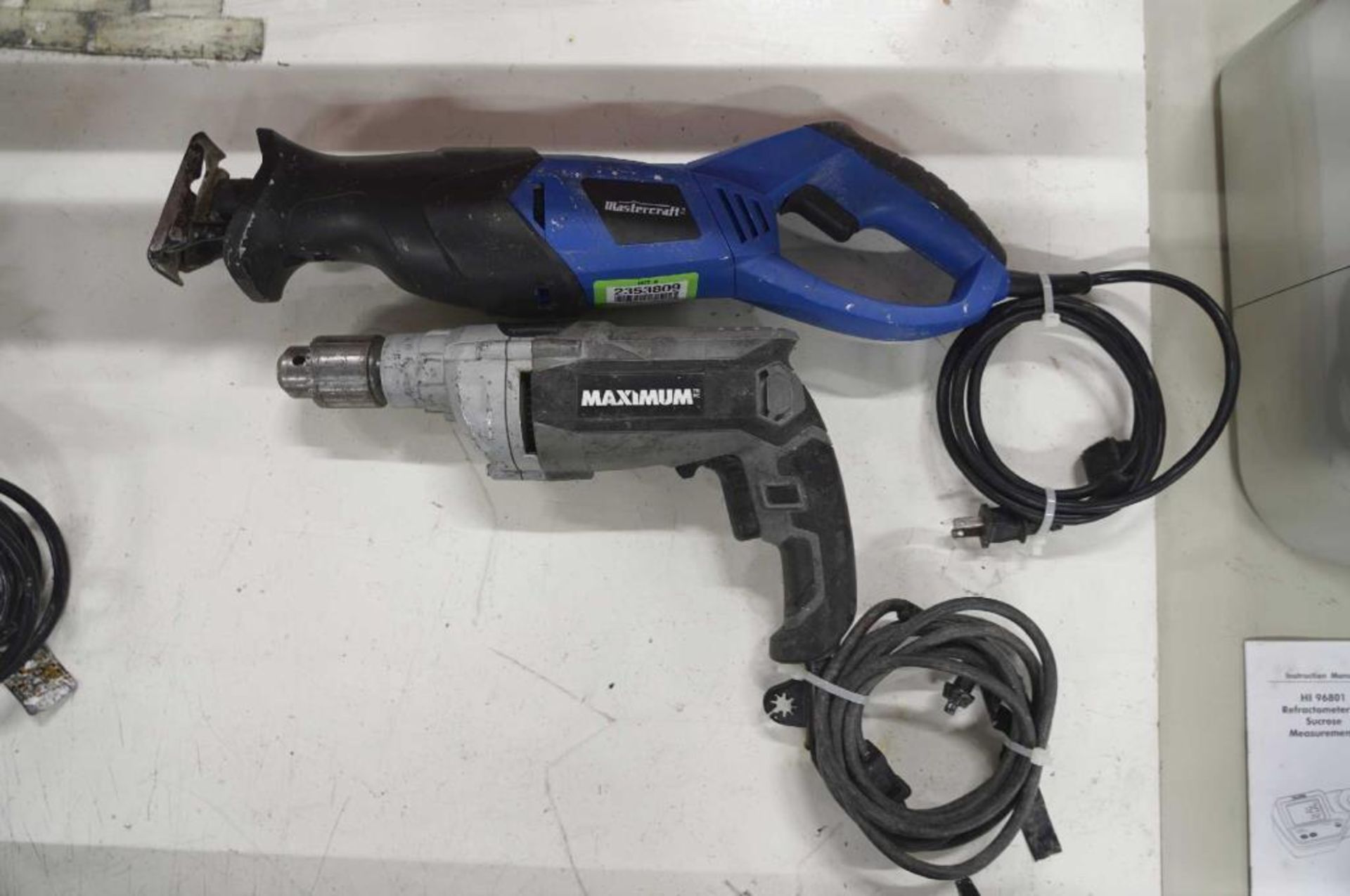 Corded Electric Drill and Compact Reciprocating