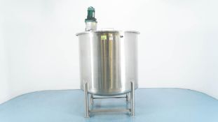 450 Gallon Stainless Steel Mixing Tank