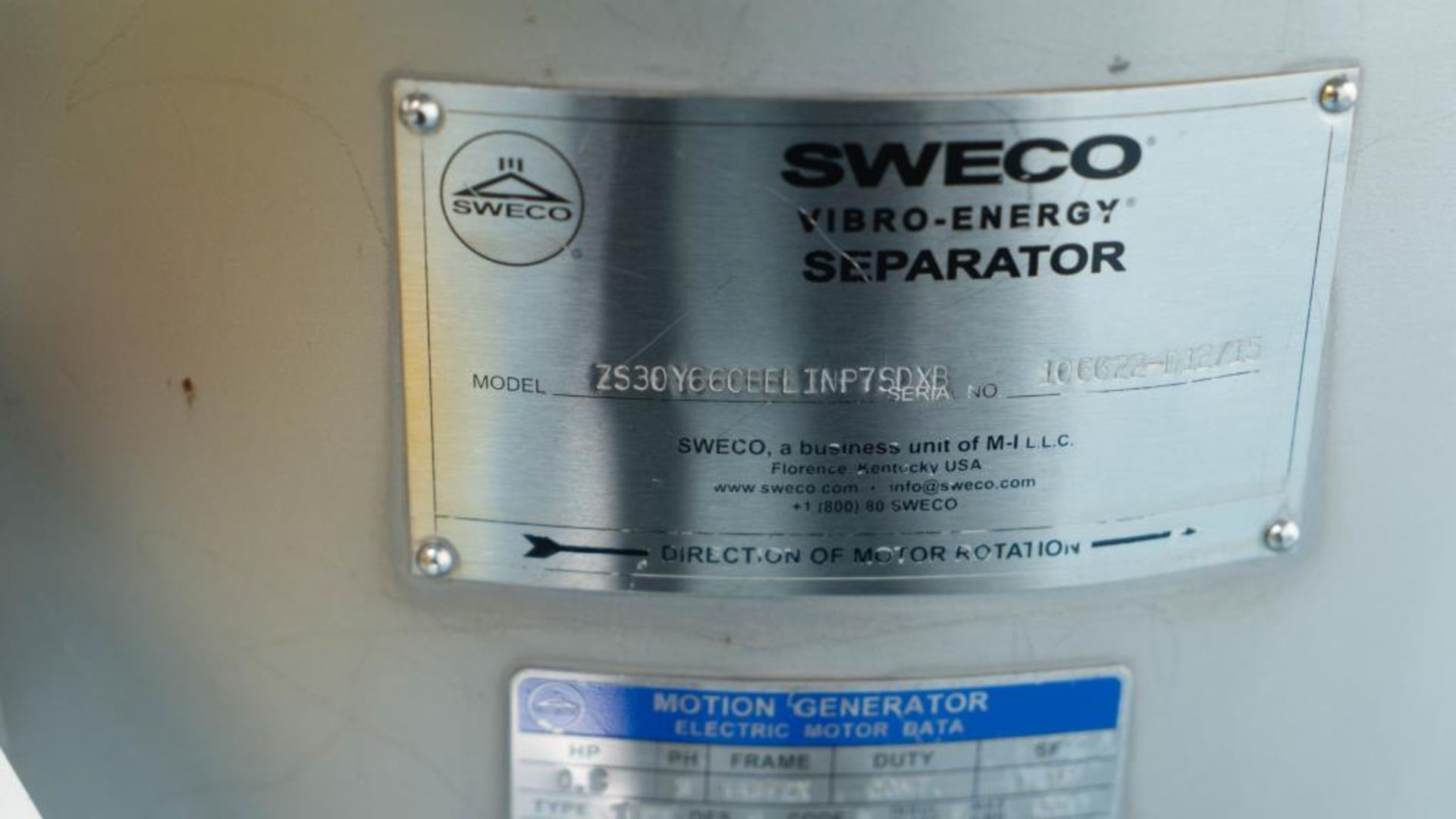 Sweco Vibro-Energy Separator - Image 8 of 11