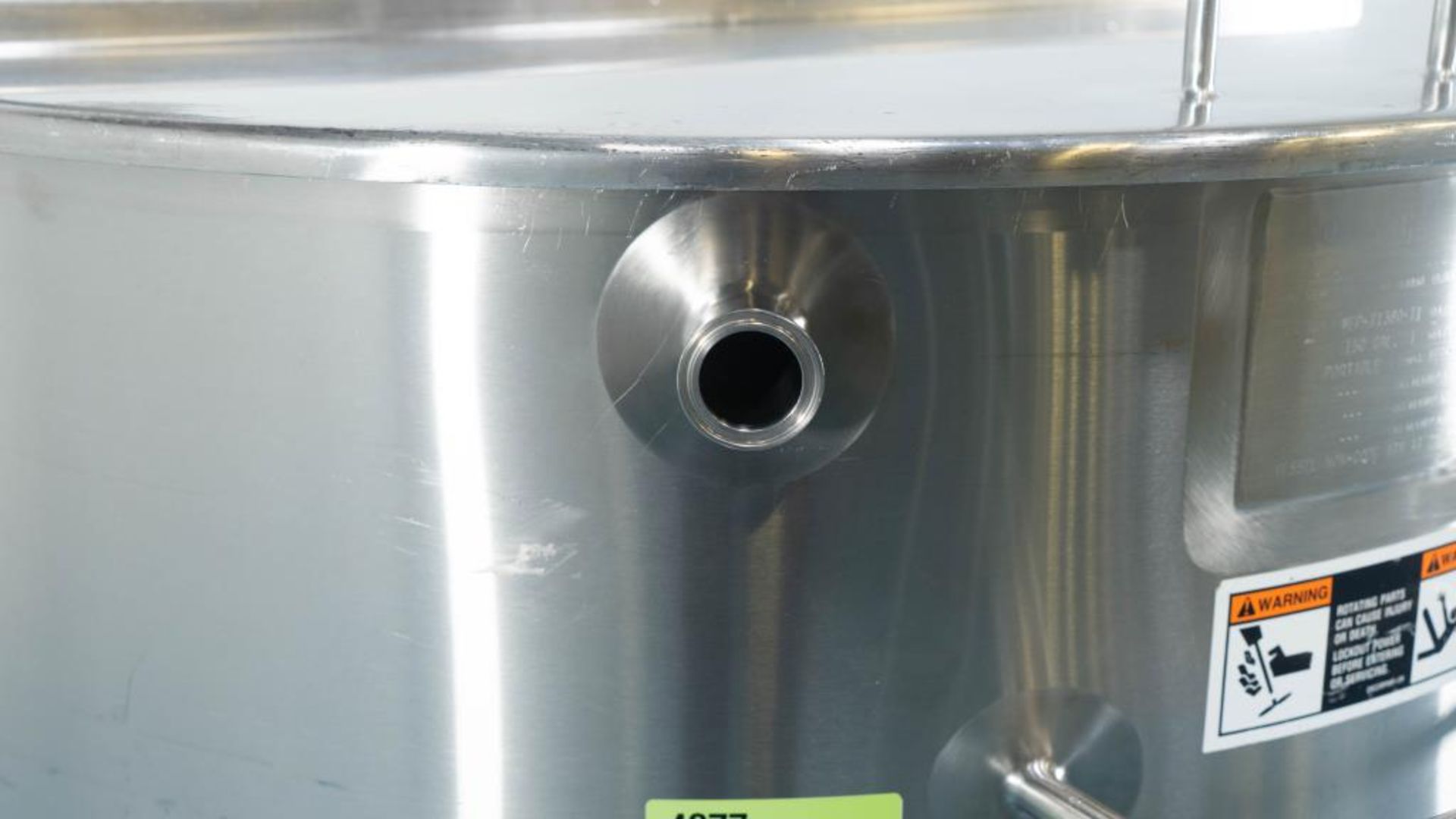 Walker 150 Gallon Stainless Steel Mixing Tank - Image 9 of 13