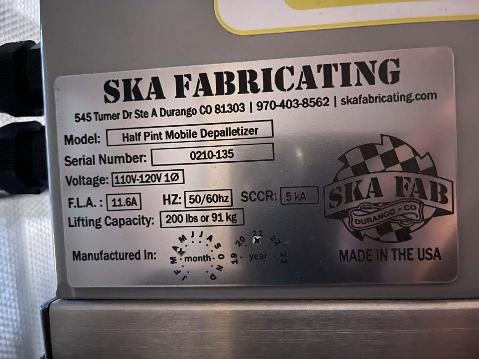 Ska Fabricating Depalletizer - Image 5 of 5