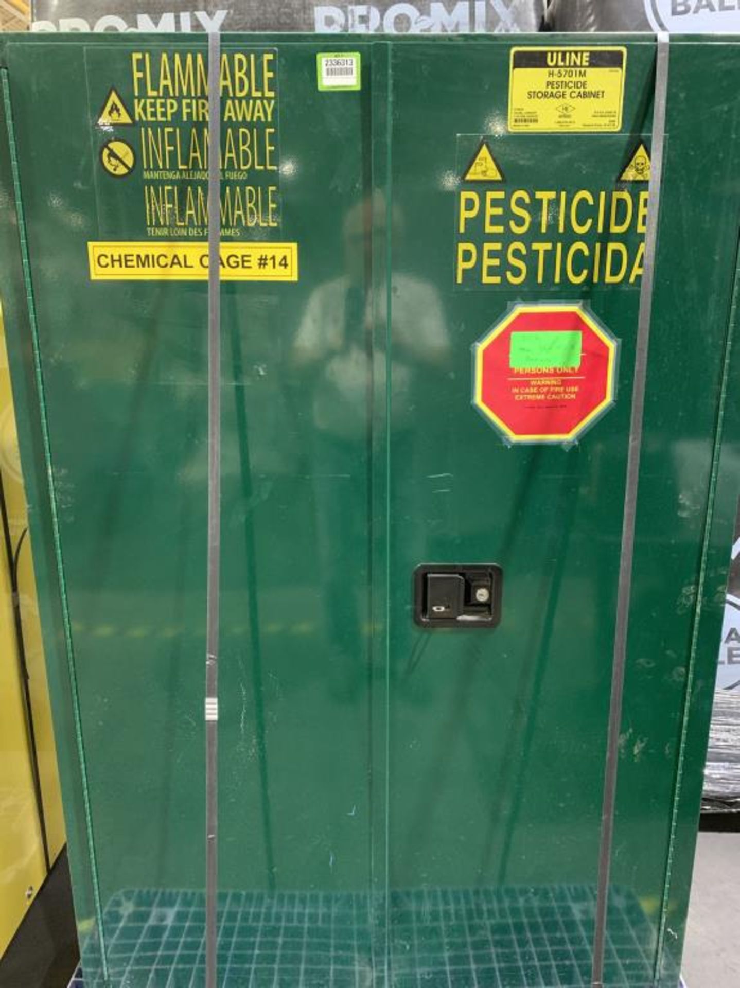 Uline Pesticide Storage Cabinet - Image 2 of 4