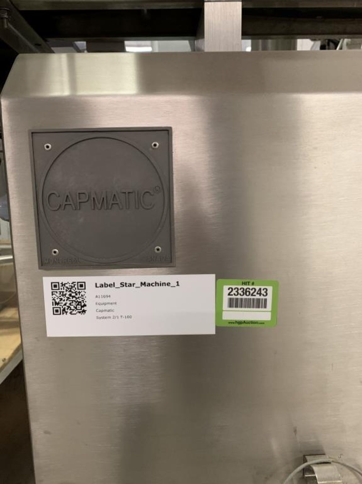 Capmatic Labeling Machine - Image 4 of 26