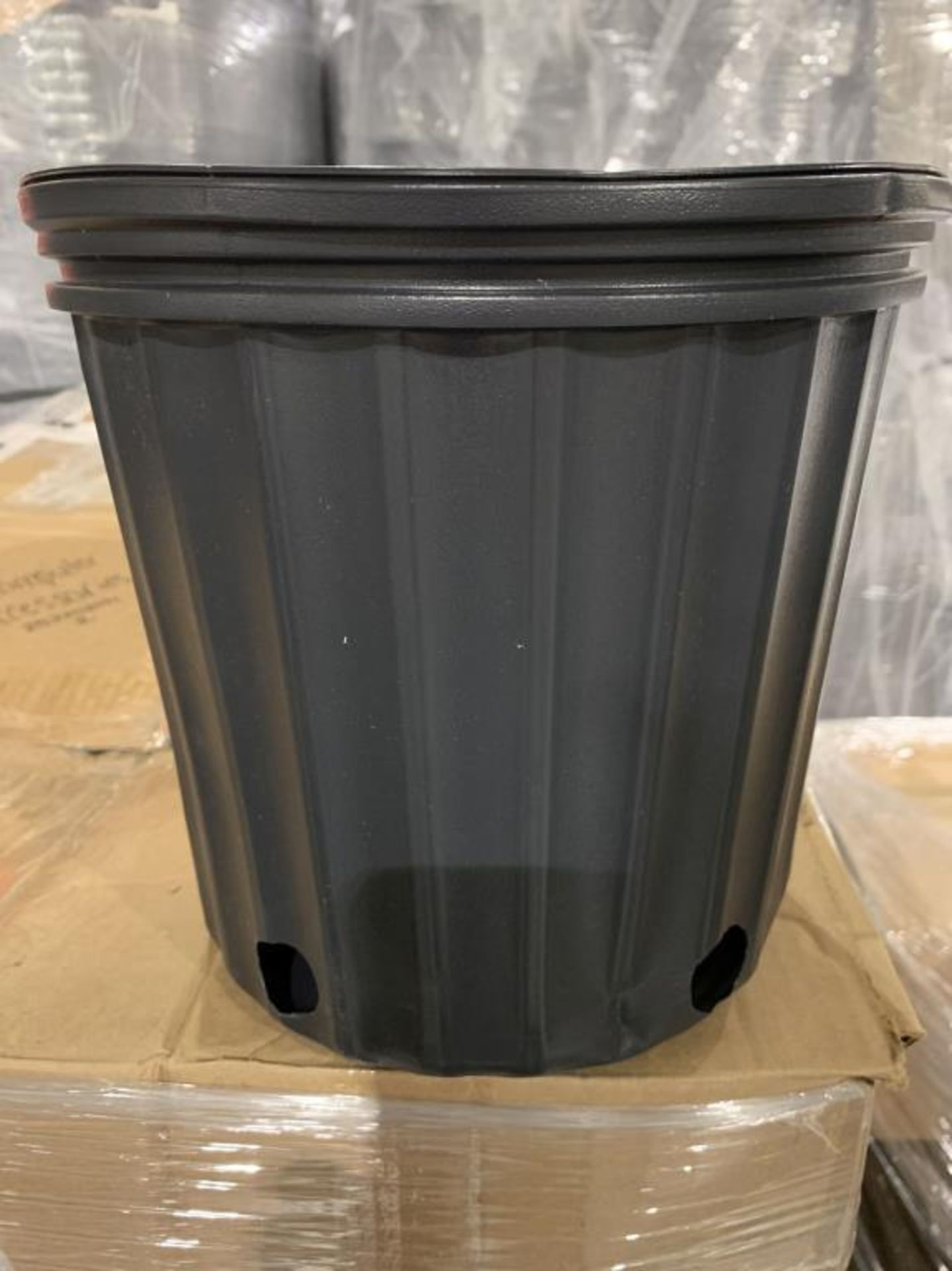 The HC Companies 3 Gallon Black Pots