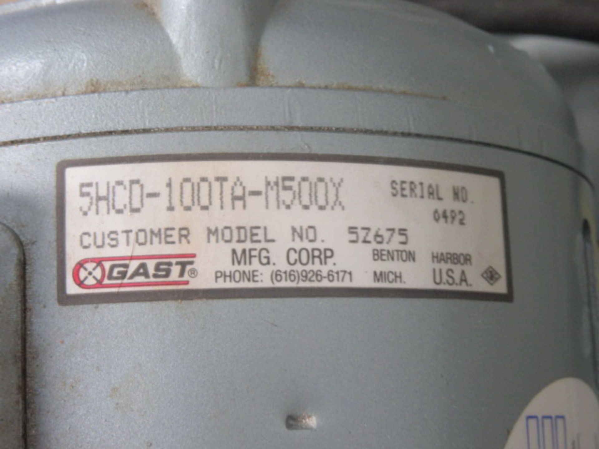 Gast / Doerr Air Compressor - Image 4 of 6