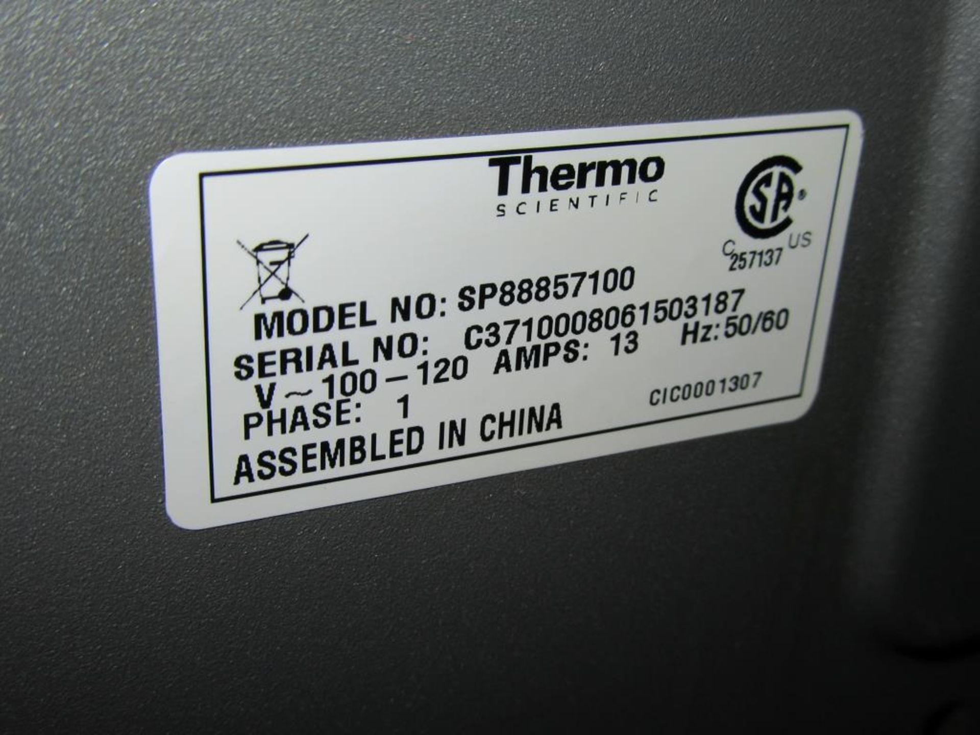 Thermo Scientific Lab Equipment - Image 2 of 2