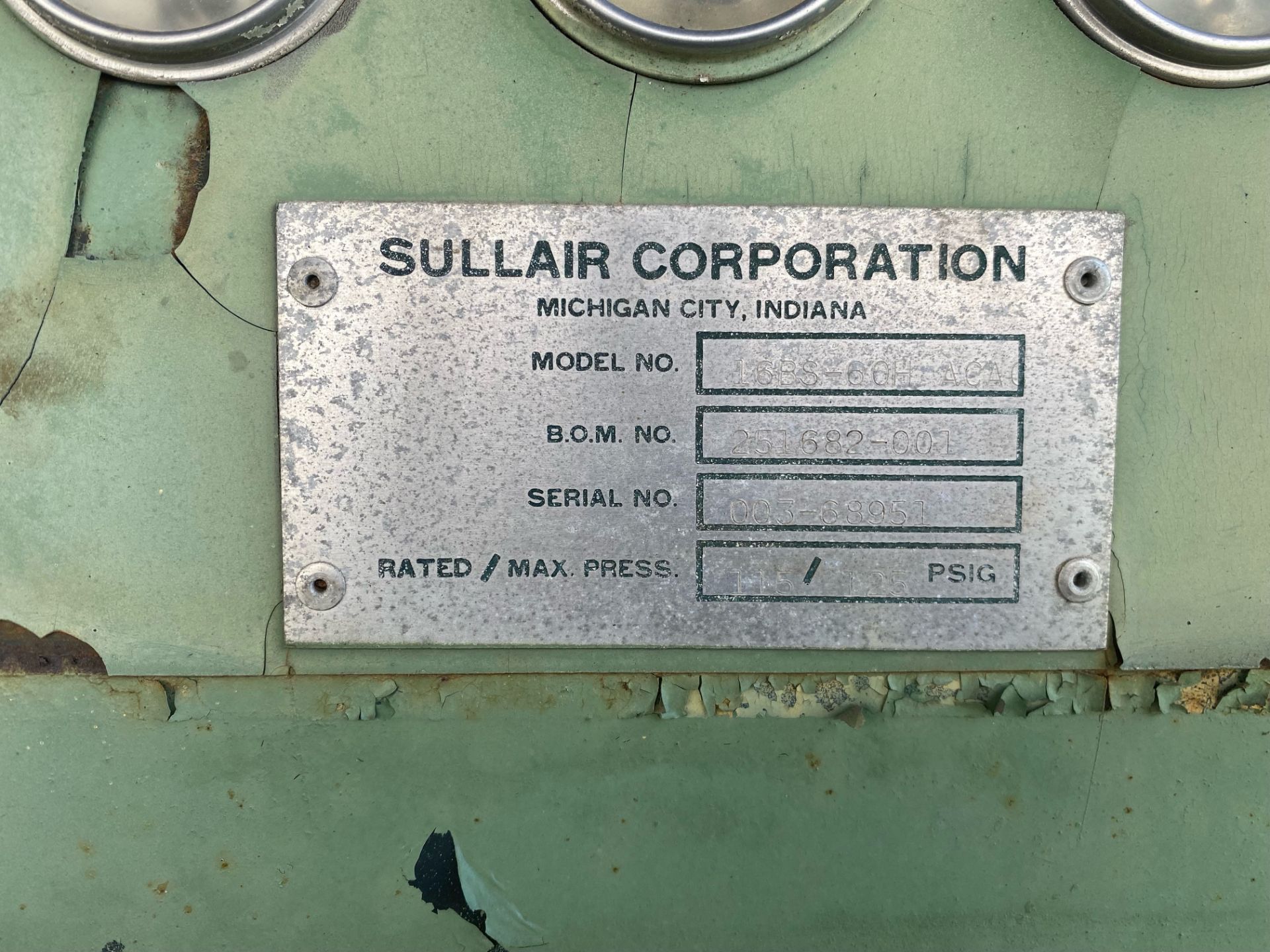 Sullair Air Compressor - Image 3 of 4