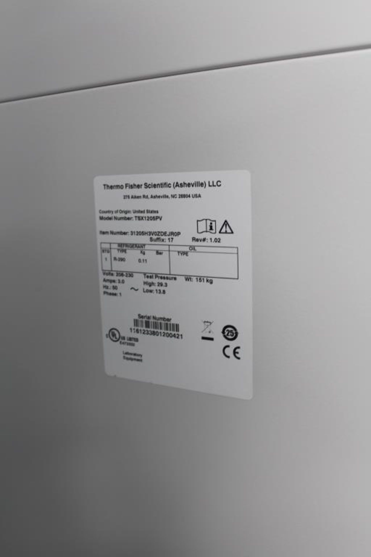 Thermo Scientific Refrigerator - Image 3 of 3