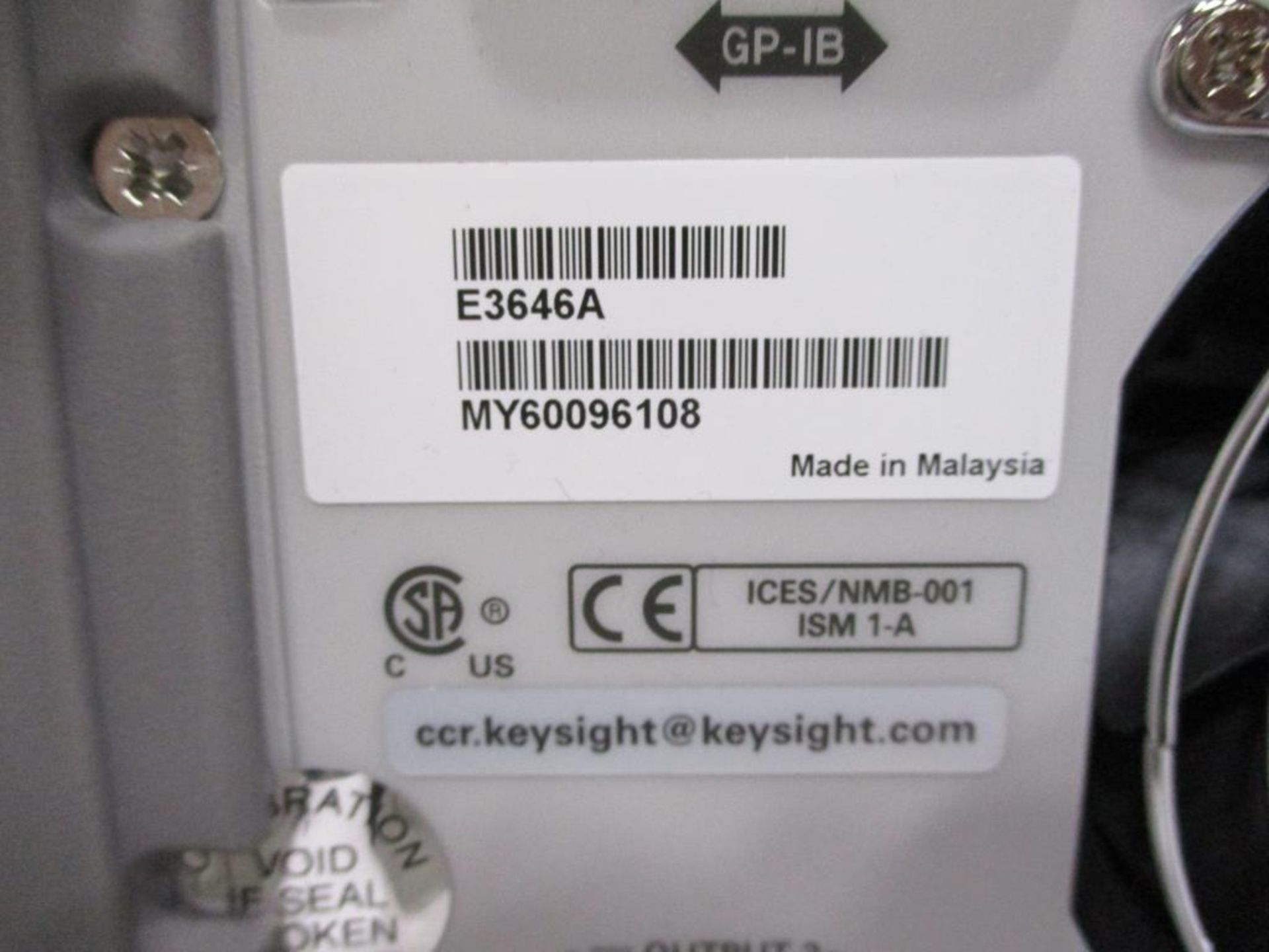 Keysight Dual Output DC Power Supply - Image 3 of 4