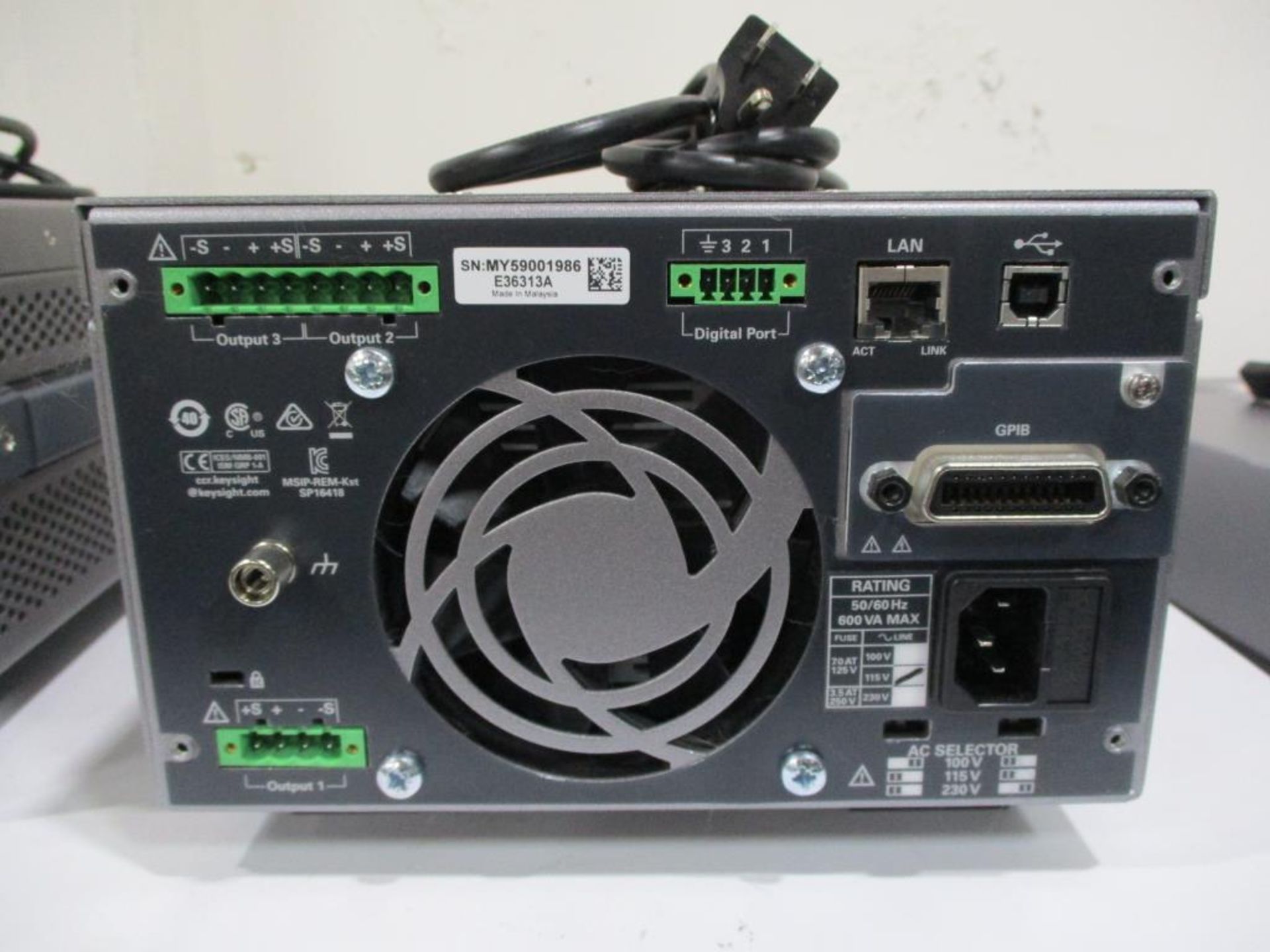 Keysight Triple Output Programmable DC Power Supply - Image 2 of 3