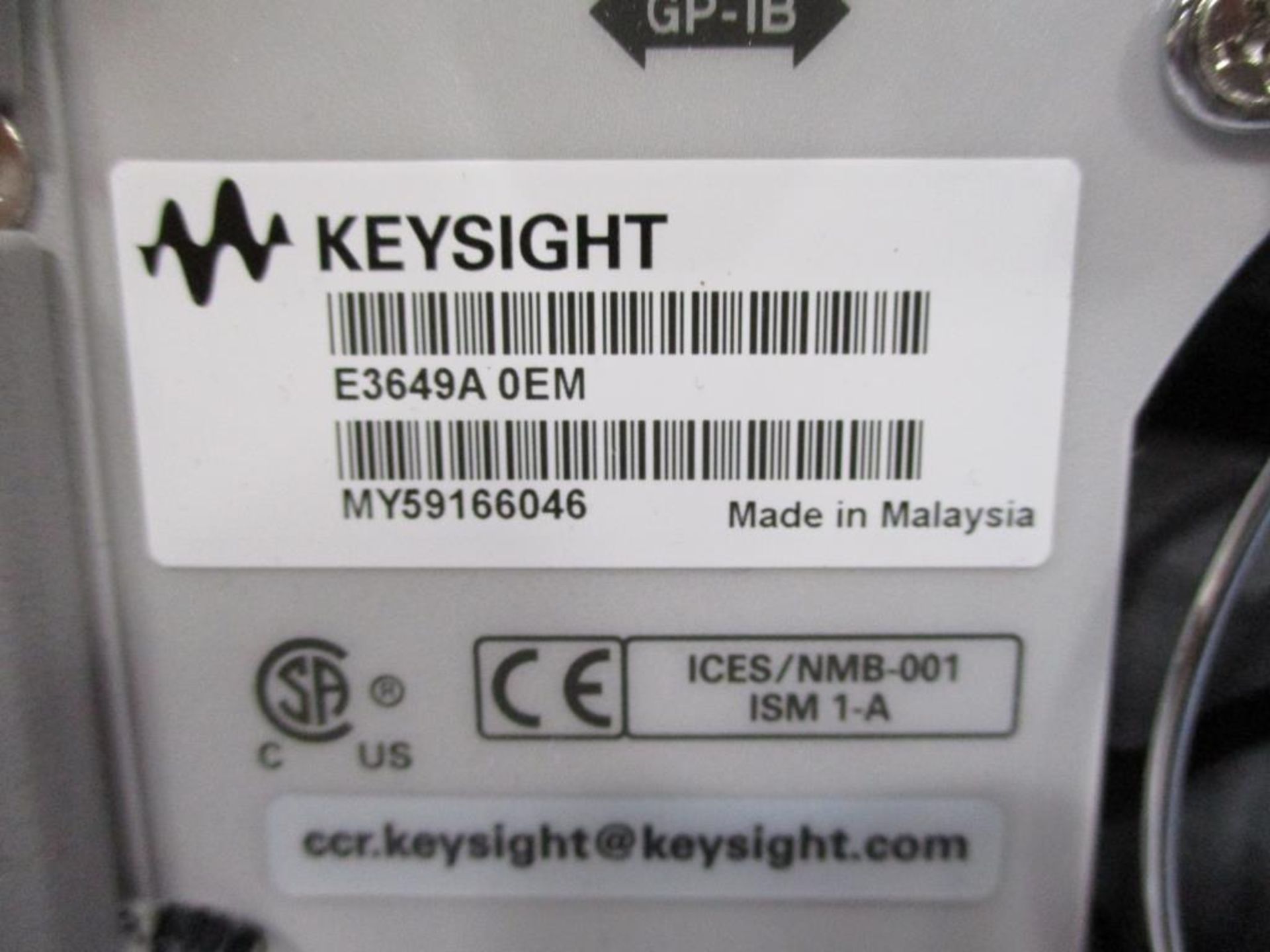 Keysight Dual Output DC Power Supply - Image 3 of 3