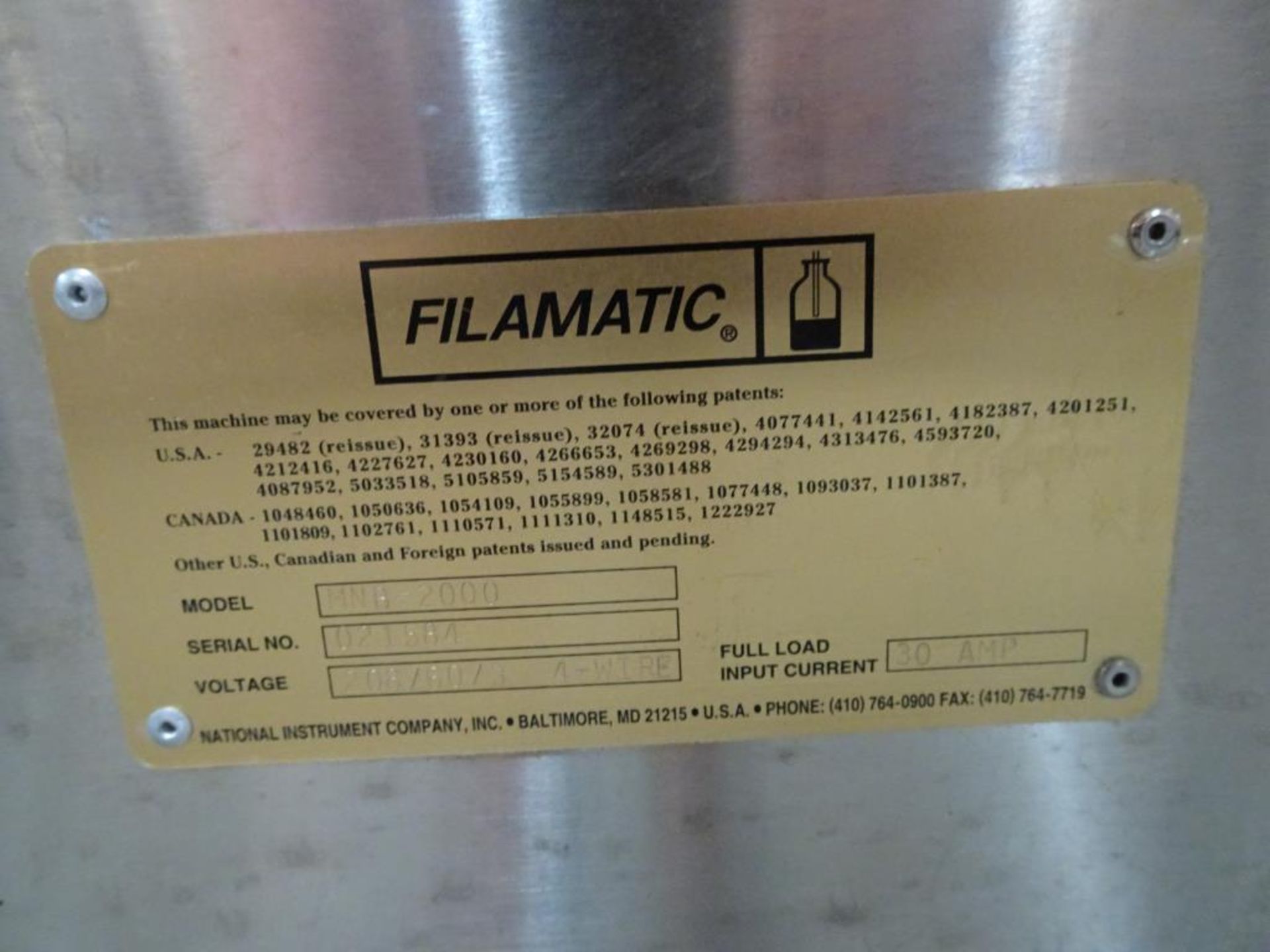 Filamatic Bottle Filling Machine - Image 2 of 4