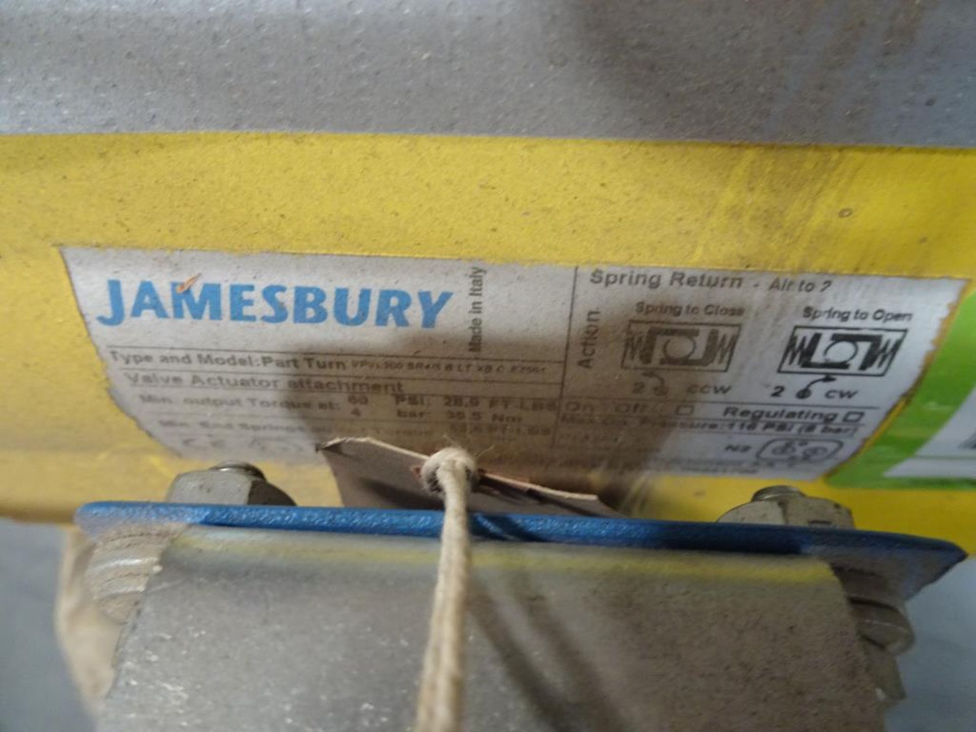 Jamesbury Actuator - Image 2 of 2
