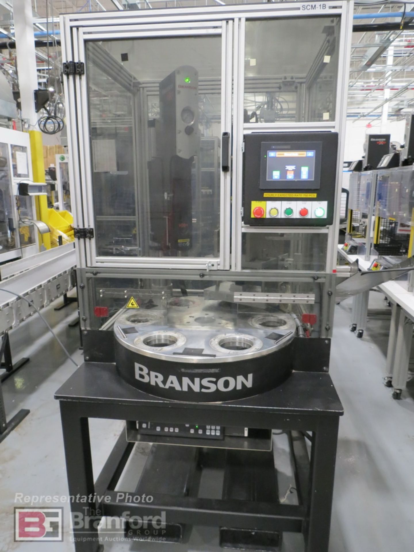 Branson 2000X Series 40 Rotary Ultrasonic Plastic Welding Assembly System (yr. 2020) - Image 3 of 12