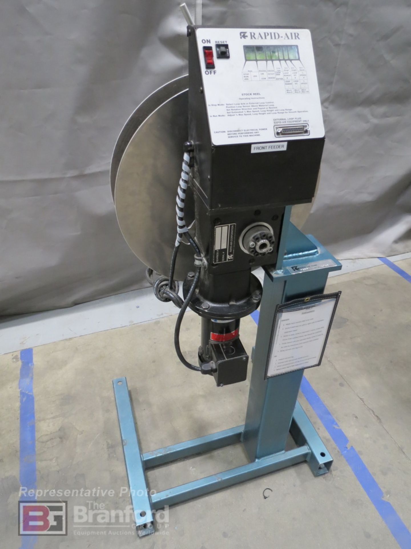 Rapid Air Model R23F 100 Series Fixed Center Stock Reel - Image 2 of 7