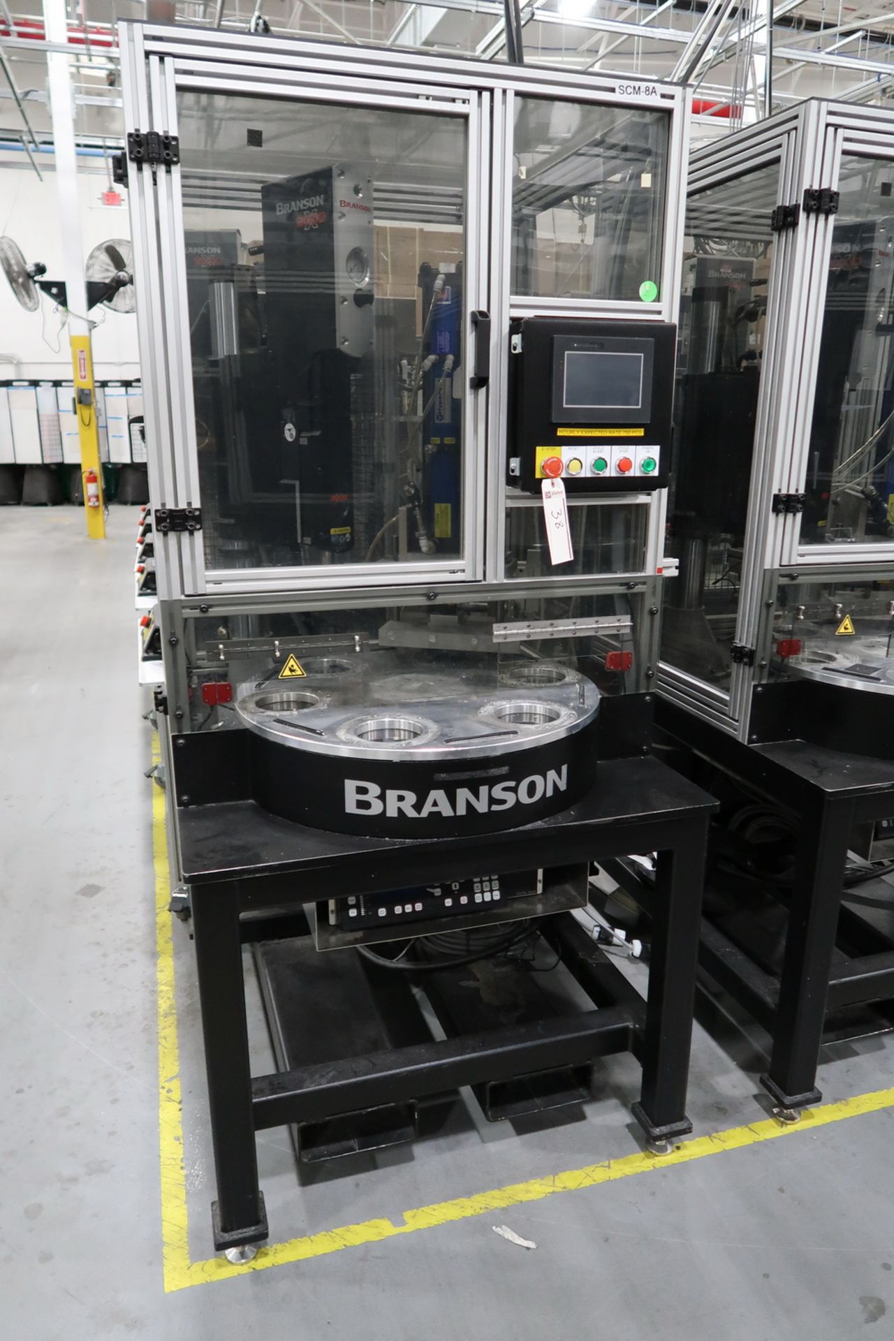 Branson 2000X Series 40 Rotary Ultrasonic Plastic Welding Assembly System (yr. 2020) - Image 11 of 12