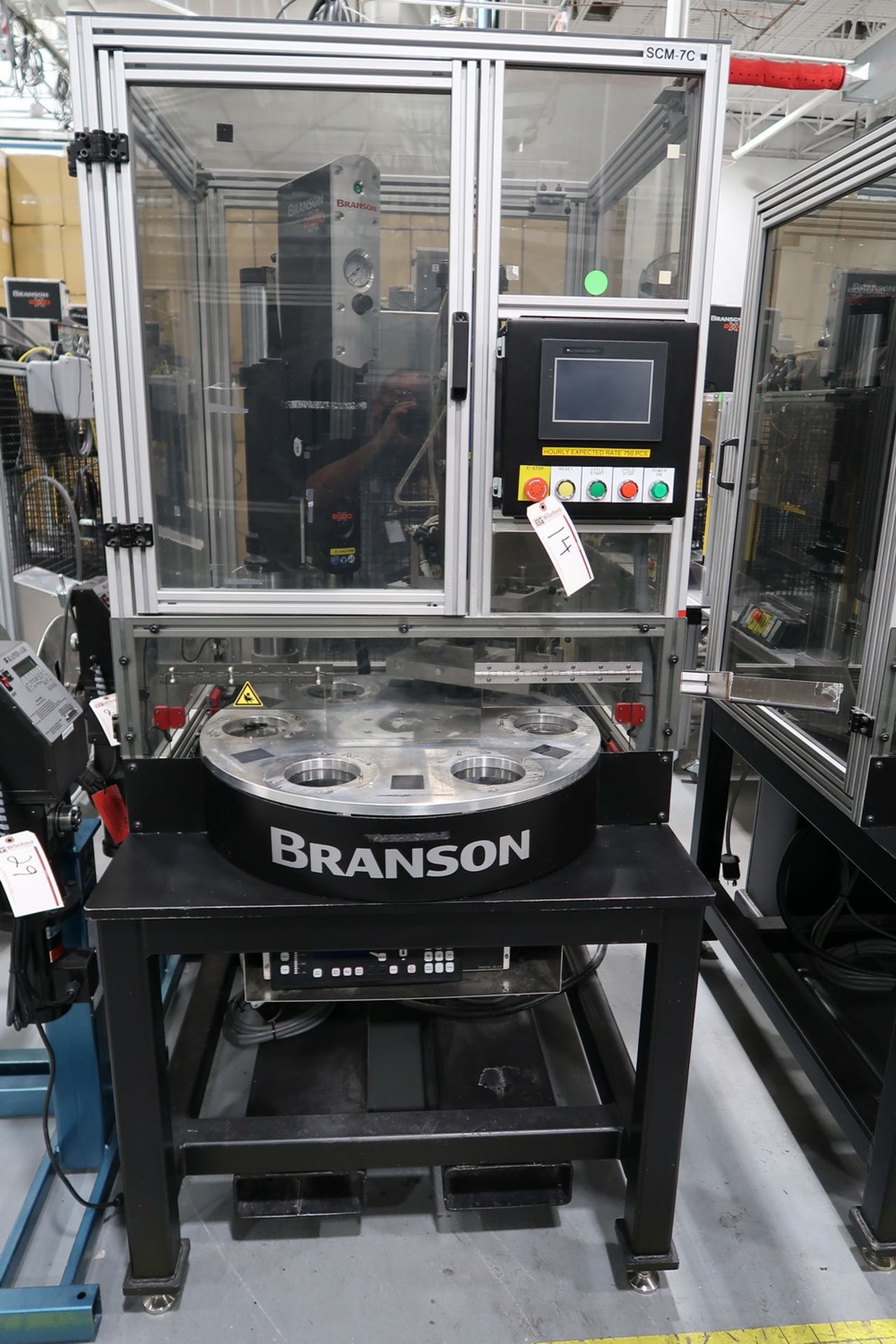 Branson 2000X Series 40 Rotary Ultrasonic Plastic Welding Assembly System (yr. 2020) - Image 11 of 12