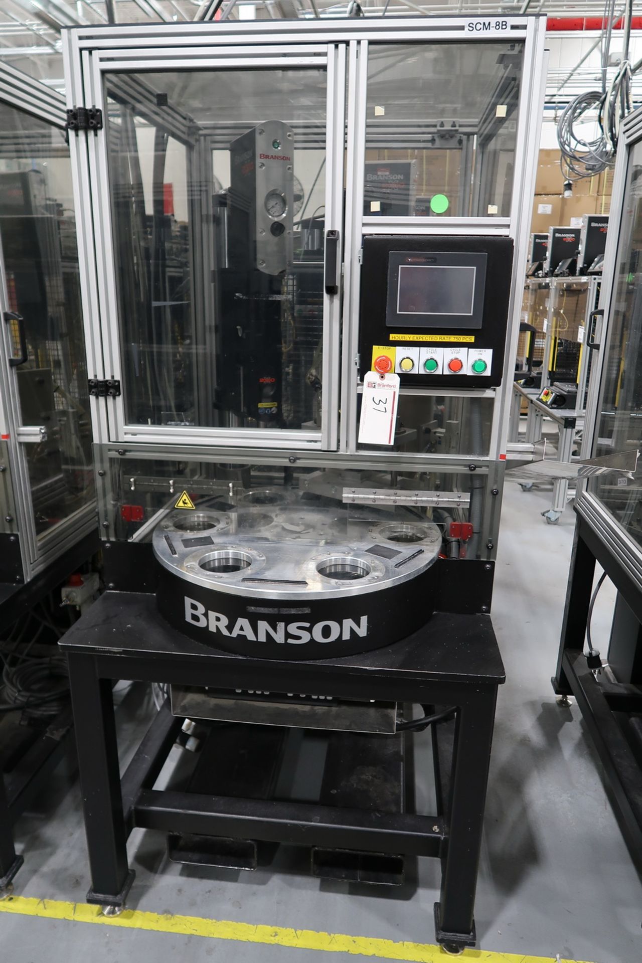 Branson 2000X Series 40 Rotary Ultrasonic Plastic Welding Assembly System (yr. 2020) - Image 11 of 12