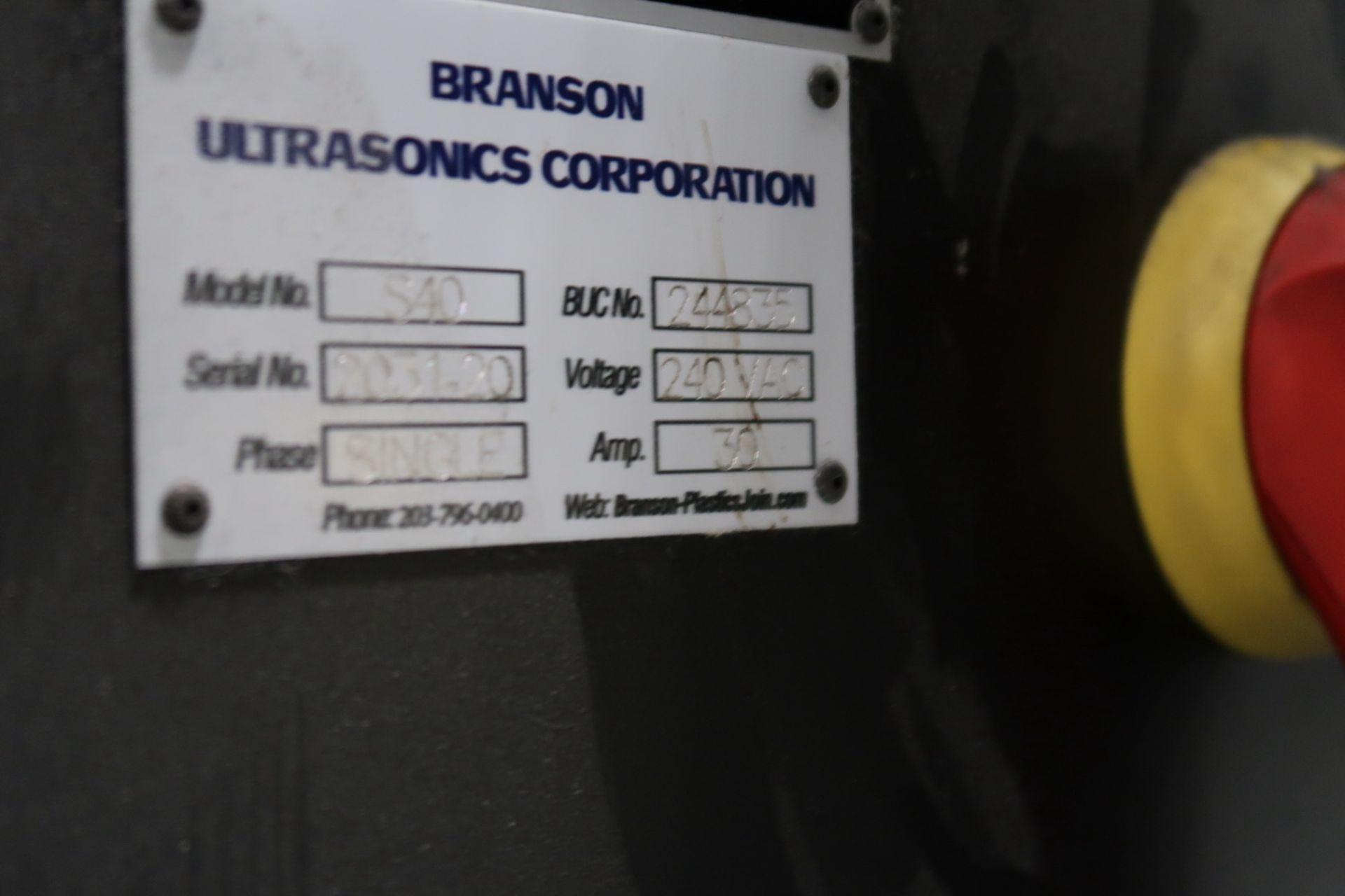 Branson 2000X Series 40 Rotary Ultrasonic Plastic Welding Assembly System (yr. 2020) - Image 12 of 12