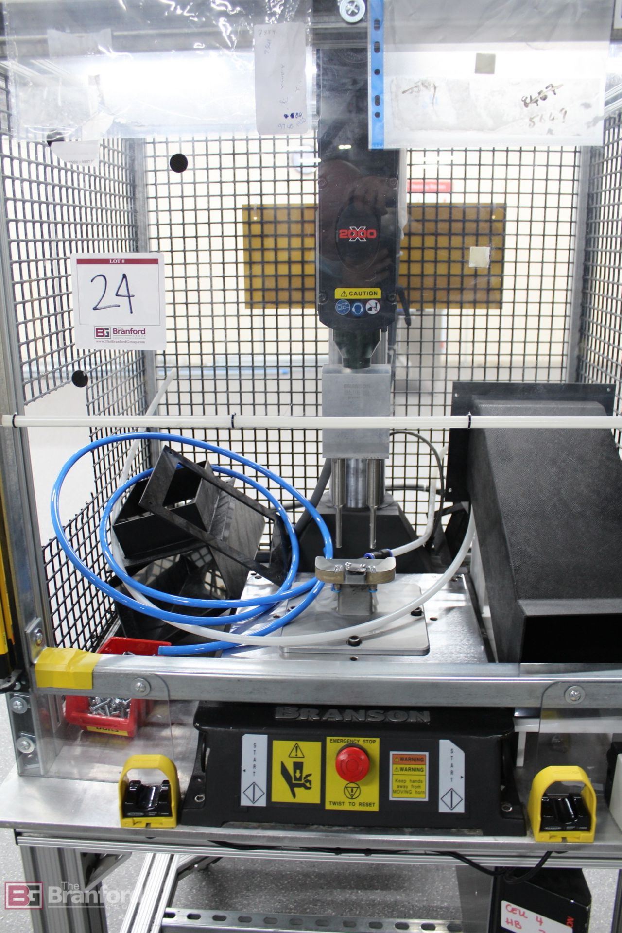 Branson 2000 X Ultrasonic Welder on 2 Point Benchtop Weld Cell - Image 2 of 3