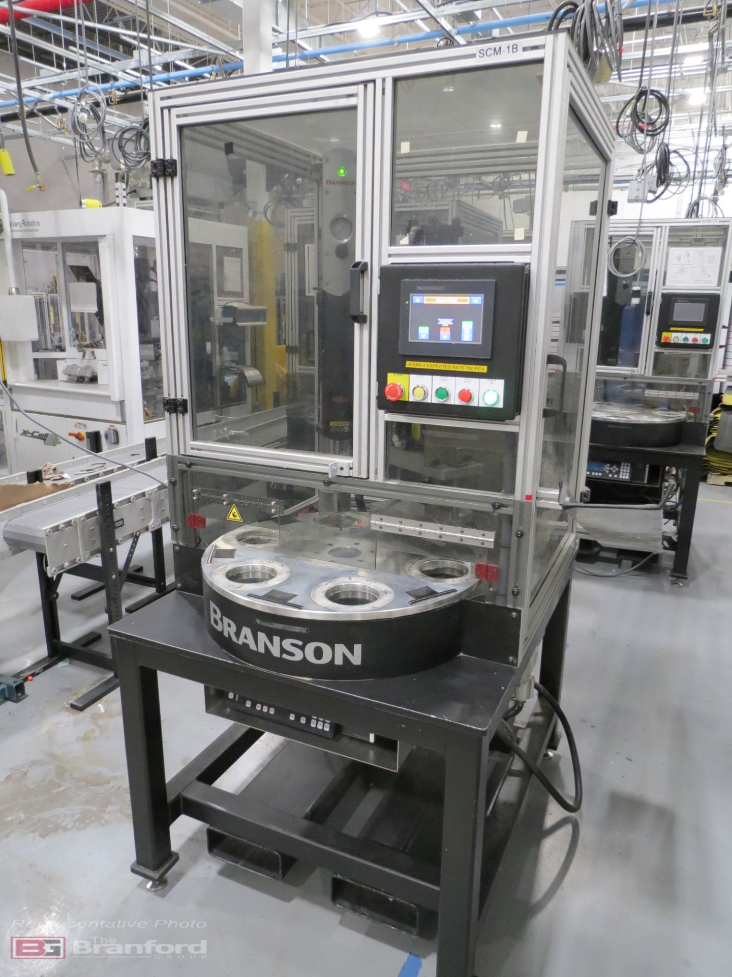 Branson 2000X Series 40 Rotary 'Seal and Cut' Ultrasonic Plastic Welding Assembly System (2020) - Image 2 of 11