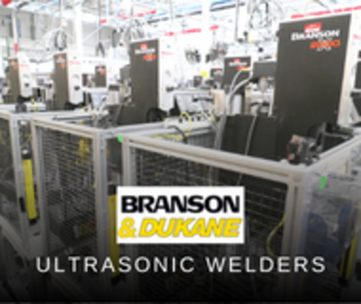 Surplus of Branson & Dukane Ultrasonic Welders