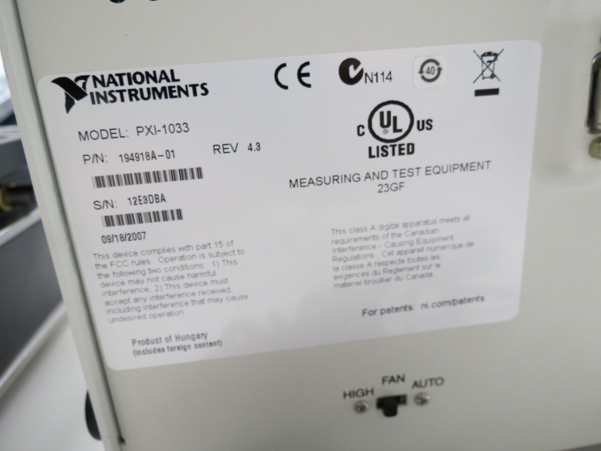 National Instruments Power Supply - Image 4 of 4