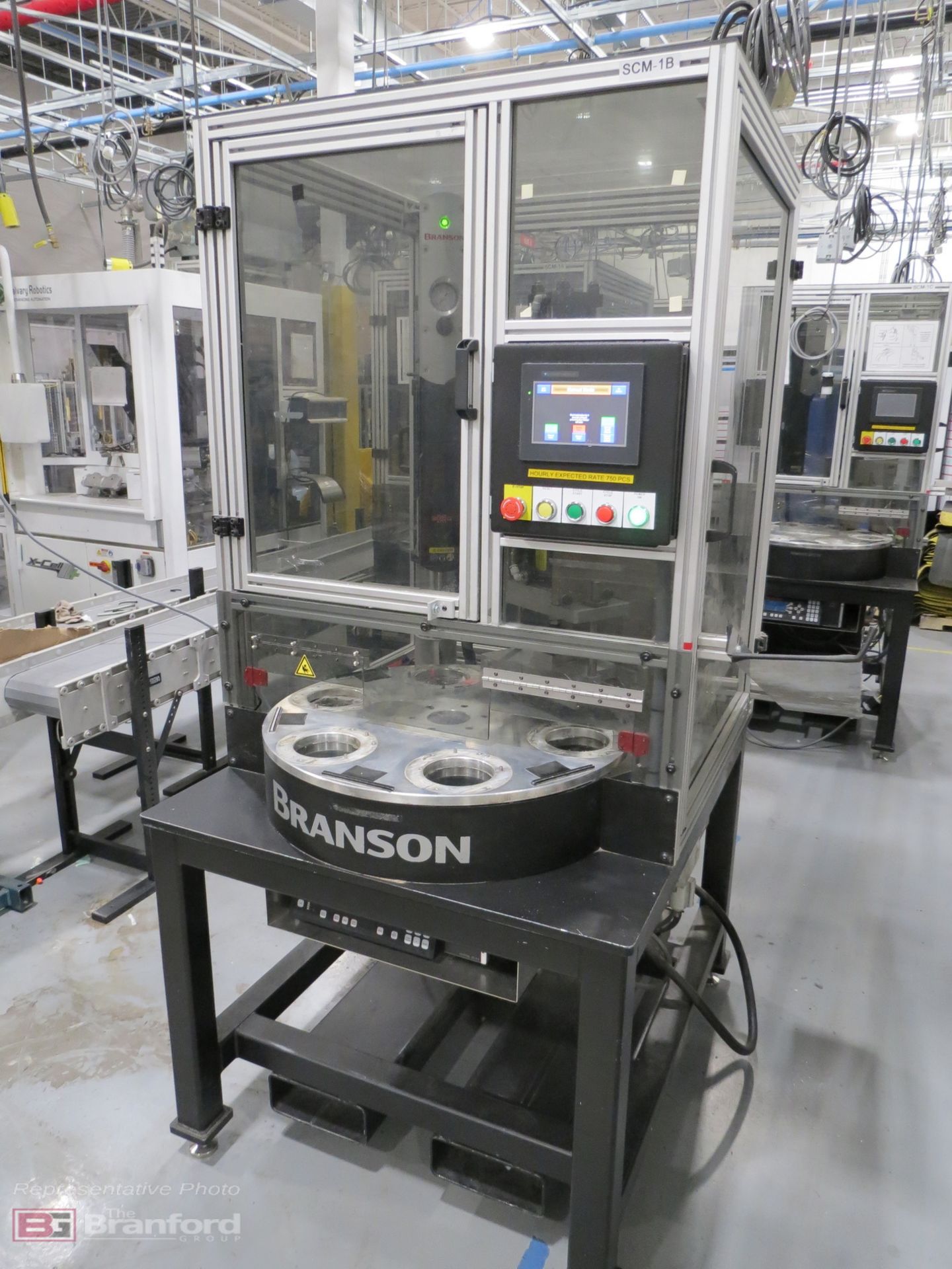 Branson 2000X Series 40 Rotary 'Seal and Cut' Ultrasonic Plastic Welding Assembly System (2020) - Image 3 of 11