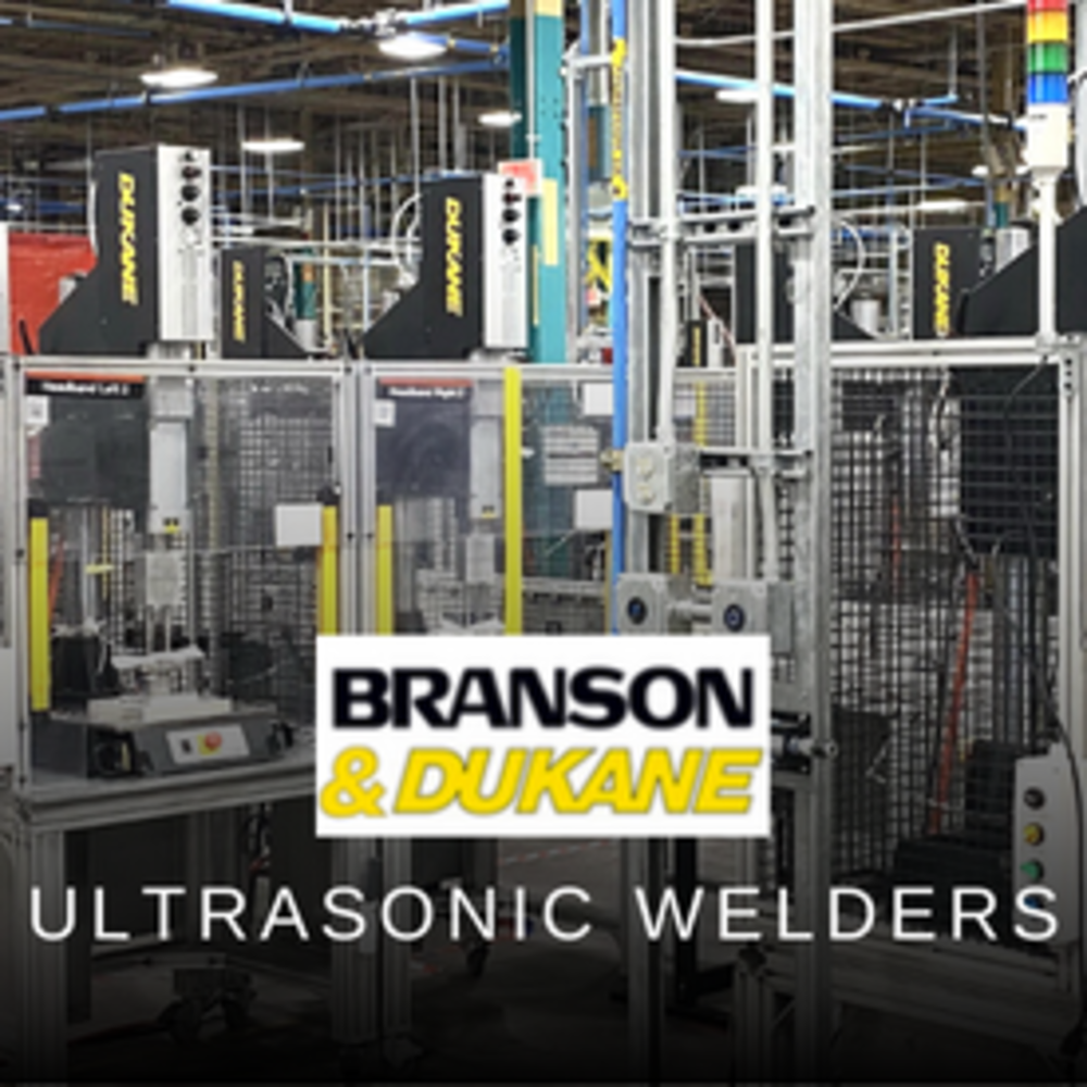 Surplus of Branson & Dukane Ultrasonic Welders