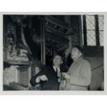 JEAN COCTEAU (1889-1963) Collection of 8 press photos from his visit to Hamburg in 1952