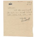 MOHANDAS KARAMCHAND GANDHI (1869-1948) Autograph letter signed. [19]30