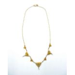 ART NOUVEAU GOLD NECKLACE