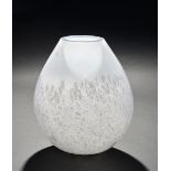 WHITE MODERN MURANO VASE