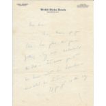 JOHN FITZGERALD KENNEDY (1917-1963) Autograph letter signed to John McGuire