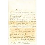 NIKOLAI ANDREIEVITCH RIMSKI-KORSAKOV (1844-1908) Letter signed and dated by him, in French, [address