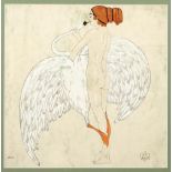 LEO RAUTH (1884-1913) Léda and the swan
