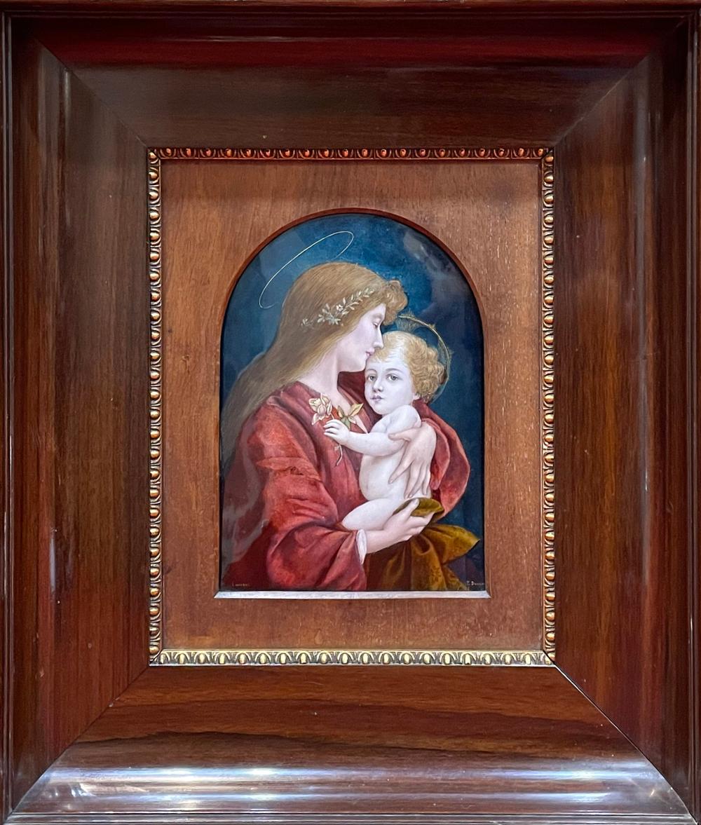 PAUL BONNAUD (1873-1953) Virgin and child - Image 2 of 2