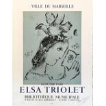 MARC CHAGALL (1887-1985) Poster: Elsa Triolet, Marseille
