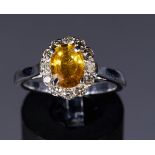 NATURAL YELLOW SAPPHIRE RING