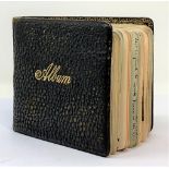 AVIATION Autograph album signed by a series of pioneering aviators, English cricketers, and other c