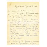 MAURICE BEJART (1927-2007) Autograph manuscript and autograph letter signed.