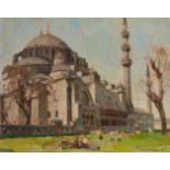 NICOLAÏ KALMIKOFF (1896-1951) [NACI KALMUKOGLU] Istanbul. Cathedral of St. Sophia (the Aya-Sofia mos