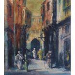 LEONID GECHTOFF (1883-1941) (+) Cairo Street Scene