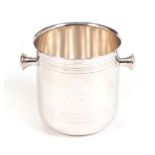 CHRISTOFLE ART DÉCO SILVER-PLATED ICE BUCKET
