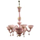 MURANO SIX-LIGHT CEILING LIGHT, XX CENTURY