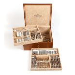 TETARD FRERES SILVER CUTLERY SET, 146 pieces