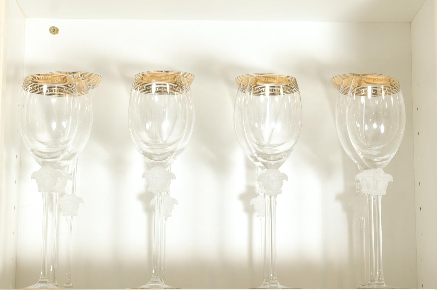 VERSACE ROSENTHAL LOT OF 24 MEDUSA GLASSES - Image 3 of 5