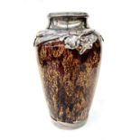 SEVRES PORCELAIN vase with silver mount