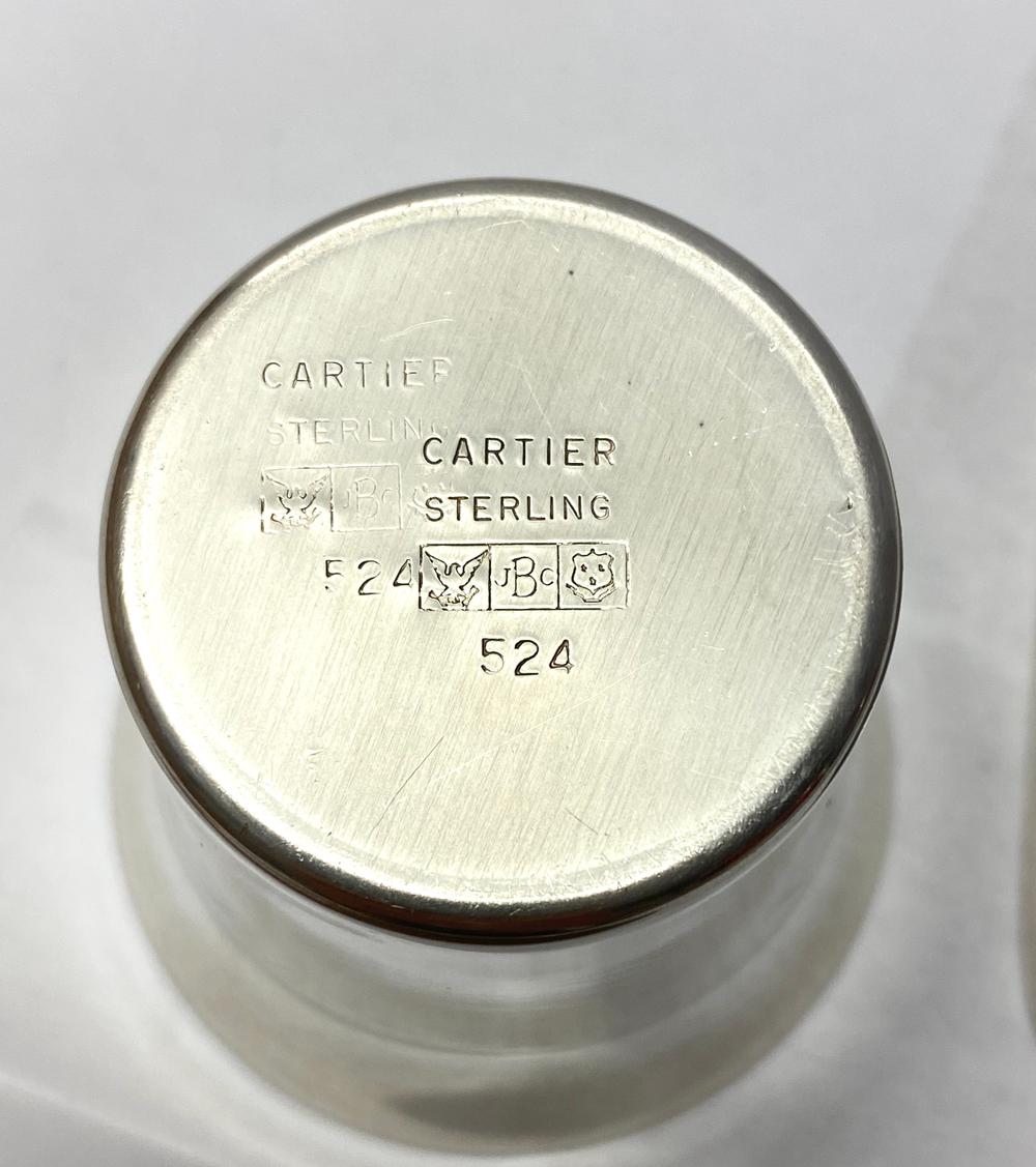 CARTIER SILVER CUP AND SAUCER, circa 1960s - Image 3 of 4