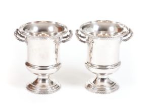 TETARD FRERES PAIR OF SILVER CHAMPAGNE BUCKETS